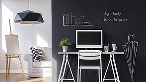 Spezialtapete - Minimalist work area at home - Stock-Fotografie